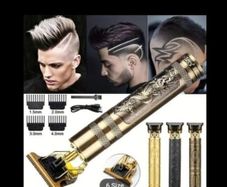 Professional Beard Trimmer Men Cordless, Electric Hair Clippers for Men, Precision T-Bladed, with4 Limit Combs, Beard Grooming Kit for Men, USB Type-C Charging 1200mah, Hair Trimmer Gifts for Men