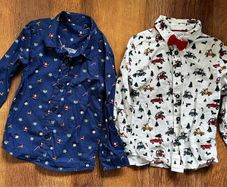 Boys christmas shirts in size 3-4