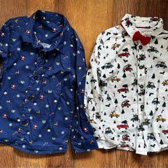 Boys christmas shirts in size 3-4