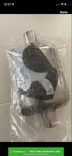 Diesel heater exhaust and silencer