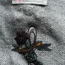Knitted cardigan Odd Molly with a tie-neck front buttons grey size S Image 8