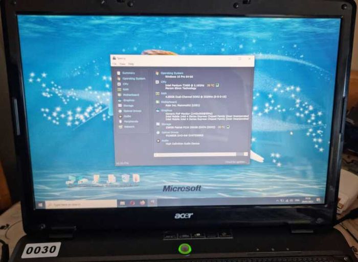 Laptop Acer 7730, working good.