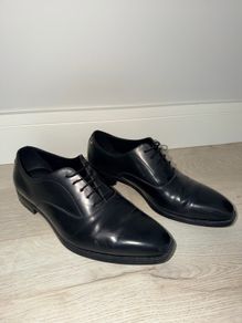 Zara Men's Black Formal Shoes - size UK 10