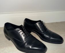 Zara Men's Black Formal Shoes - size UK 10