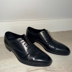 Zara Men's Black Formal Shoes - size UK 10