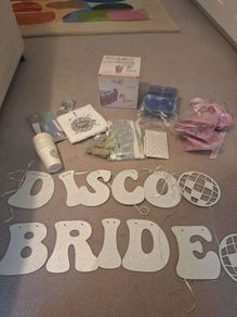 Disco Theme Hen Decorations