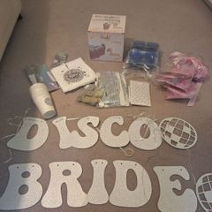 Disco Theme Hen Decorations