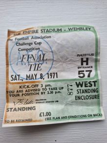 F.A Cup Final Ticket 1971