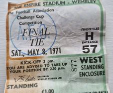 F.A Cup Final Ticket 1971