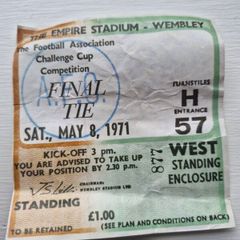 F.A Cup Final Ticket 1971