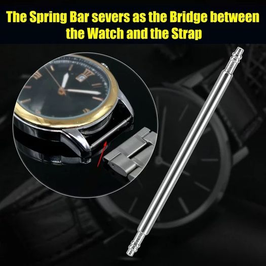 Stainless Steel Watch Spring Bars 8mm to 30mm 4 or 10 pcs
