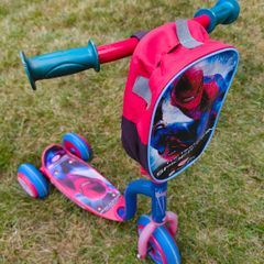 Spider-Man 3 Wheel Scooter with Bag