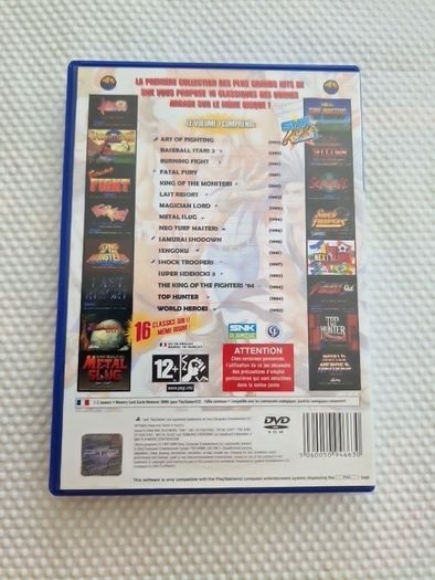 SNK Arcade Classics Volume 1 PlayStation2 Ps2 Games Original