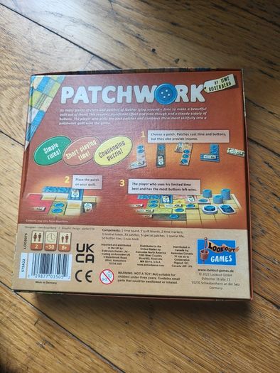 Patchwork board game like new