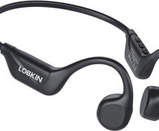 Bone Conduction Headphones Bluetooth 5.4, Open Ear Headphones Wireless with Mic, IPX5 Waterproof Sports Earphones for Running, Gym Workout, Ski, Cycling