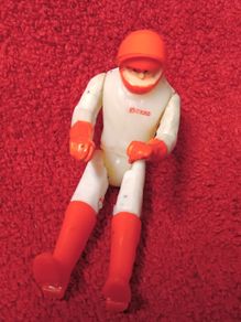 Vintage Tonka Play People Action Figure "Gozan Team" race car driver / 1979