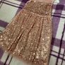 Sequins dress rose gold age 3-4 Image 2