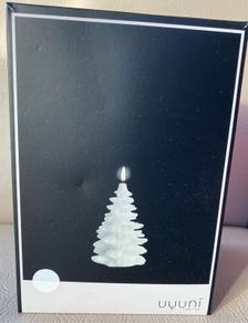 Nordic White Real Wax Christmas Tree Candle