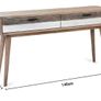 2 Drawer Console Table Image 4