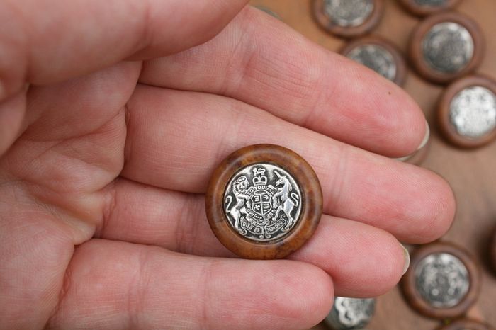Vintage  Military European Uniform Buttons,Armee Militare 1234
