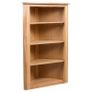 Corner Shelf 59x36x100 cm Solid Oak Wood Image 3