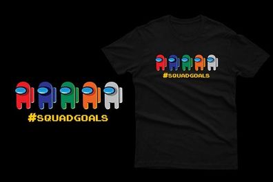 Squad goals Imposter among us t-shirt impostor t-shirt