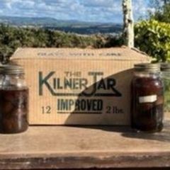 12 1952 Kilner 2lb preserving jars
