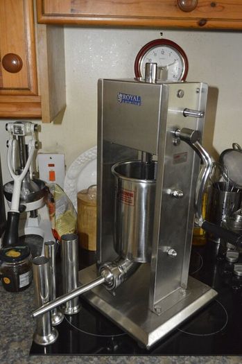 As New Stainless Steel Sausage Stuffer