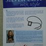 Silver Clay with Style, Natalia Colman,Paperback book, jewellery making supplies, Craft books Image 8