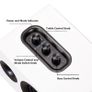 Active Bluetooth 5.0 Bookshelf Speakers 60W Carbon Fiber Speaker Unit Built-in 24bit DAC Dynamic 3D Surround Sound 2.0 Computer PC Monitor Gaming Speakers (FREE POSTAGE) Image 2