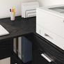 Corner Desk Black oak 102 x 50 x 75 cm Image 4