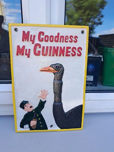 Guinness  zoo keeper  cast sign