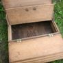 Antique Wooden Chest 15" x 10" H-6" Image 7