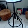 vintage work stool height adjustable Image 6