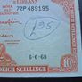 The Central Bank of Ireland. 10 shillings (1968)#4 Nice Condition! Image 2