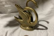 brass swans antique