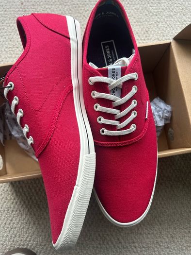 Mens Jack and Jones Canvas Size 9