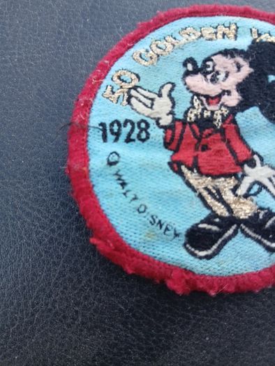Mickey Mouse patch, 1978