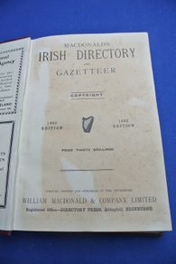 The 1962 Edition of MacDonald's Irish Directory and Gazetteer
