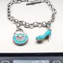 Sterling Silver Enamel Charm Bracelet Image 8