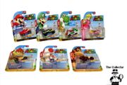 Hot Wheels Super Mario Bros Character Cars Complete Set Of 7 Diecast Cars Brand New Sealed