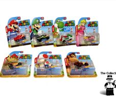 Hot Wheels Super Mario Bros Character Cars Complete Set Of 7 Diecast Cars Brand New Sealed