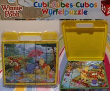 Disney Winnie the Pooh Cube Puzzles in case,