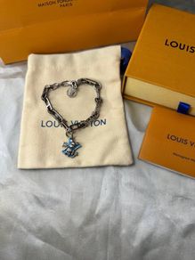 Louis Vuitton Iconic Silver bracelet blue