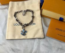 Louis Vuitton Iconic Silver bracelet blue