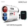 600M Golf Laser Rangerfinder for Hunting Range Finder With Slope Compensation for Golfer Monoculars Distance Meter Image 2