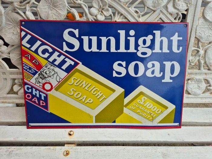 enamel sign