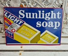 enamel sign