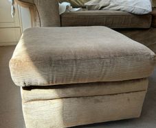 brown ottoman