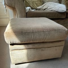 brown ottoman